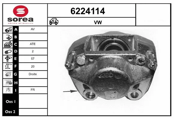 Brake Caliper (6224114)
