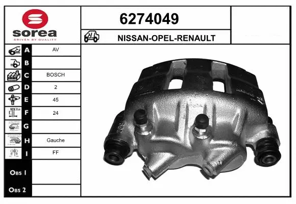 Brake Caliper (6274049)