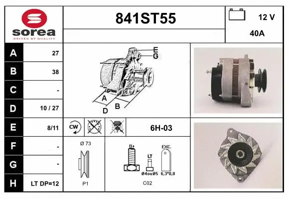 Alternator (841ST55)