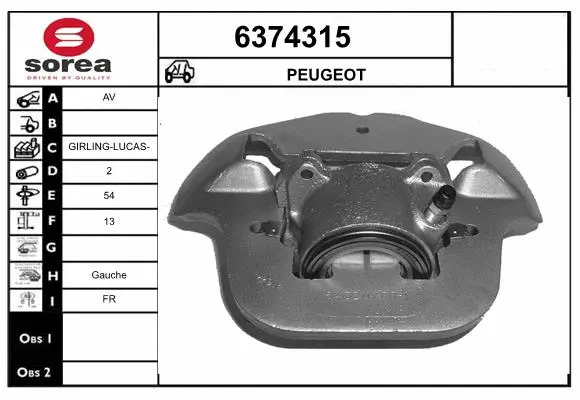 Brake Caliper (6374315)