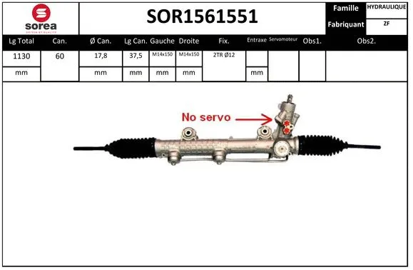 Steering Gear (SOR1561551)