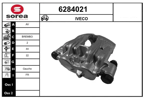Brake Caliper (6284021)
