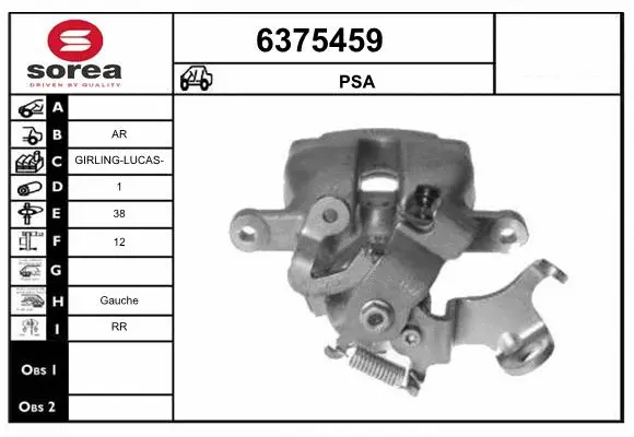 Brake Caliper (6375459)