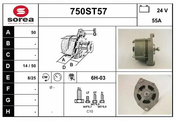 Alternator (750ST57)