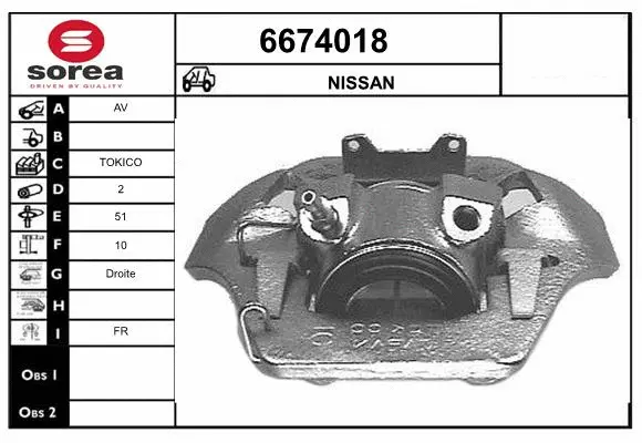 Brake Caliper (6674018)