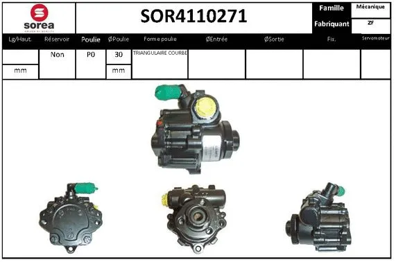 Hydraulic Pump, steering (SOR4110271)