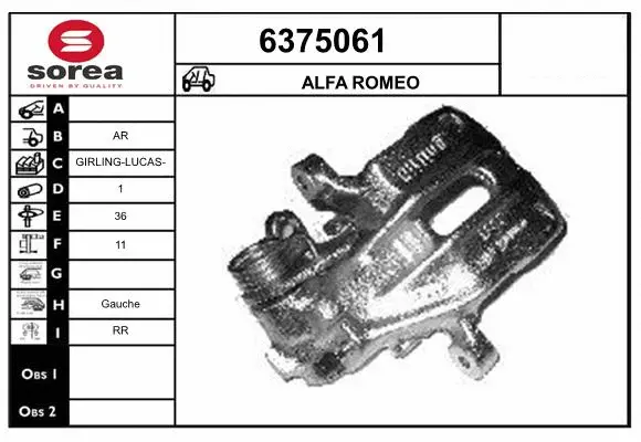 Brake Caliper (6375061)