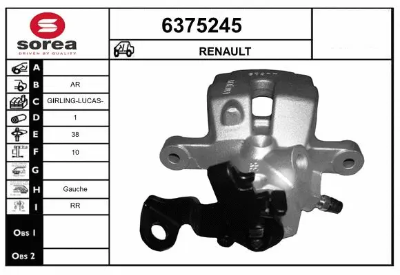 Brake Caliper (6375245)