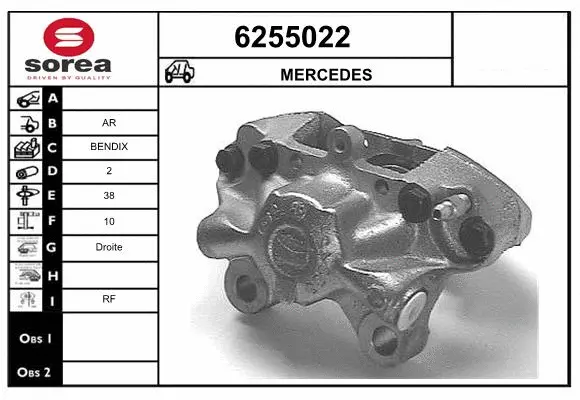 Brake Caliper (6255022)