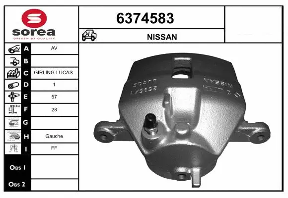 Brake Caliper (6374583)