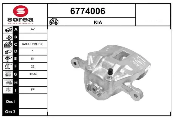 Brake Caliper (6774006)