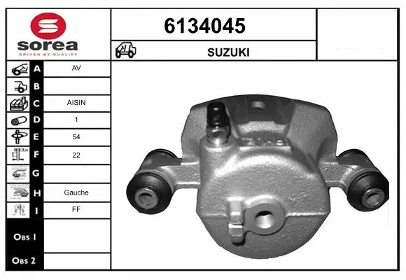 Brake Caliper (6134045)