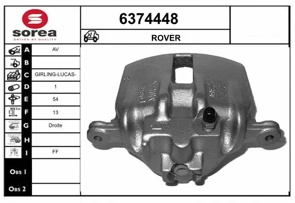 Brake Caliper (6374448)