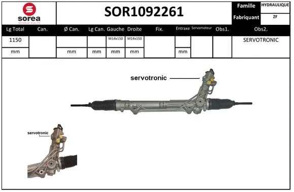 Steering Gear (SOR1092261)