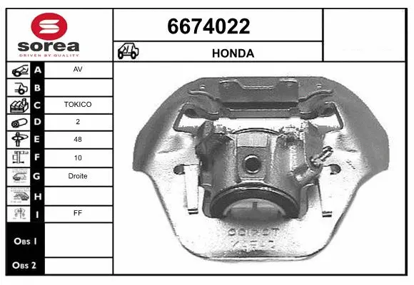 Brake Caliper (6674022)