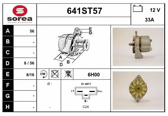 Alternator (641ST57)