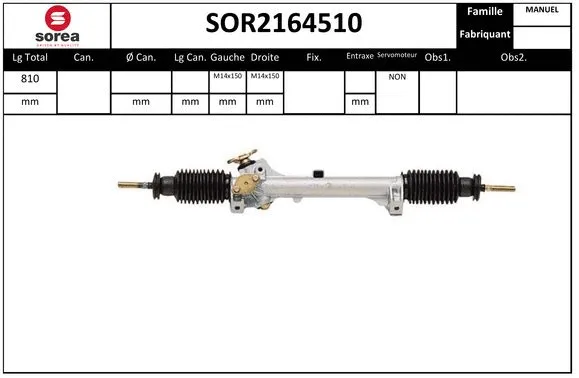 Steering Gear (SOR2164510)