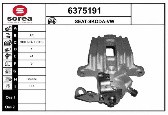 Brake Caliper (6375191)