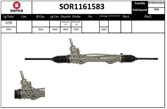 Steering Gear (SOR1161583)