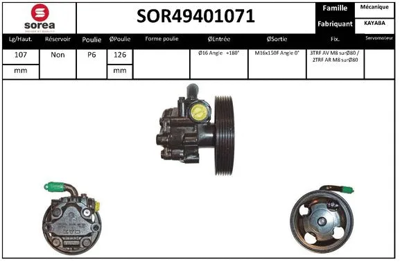 Hydraulic Pump, steering (SOR49401071)