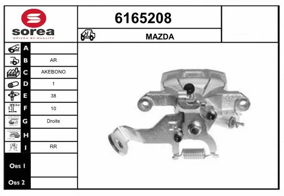 Brake Caliper (6165208)