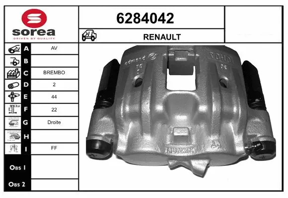 Brake Caliper (6284042)