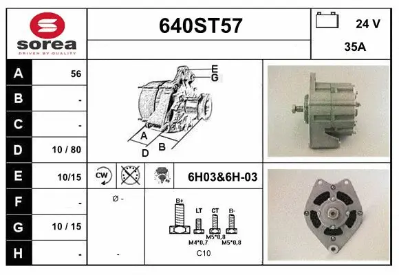 Alternator (640ST57)