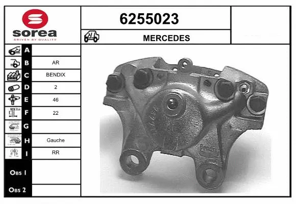 Brake Caliper (6255023)