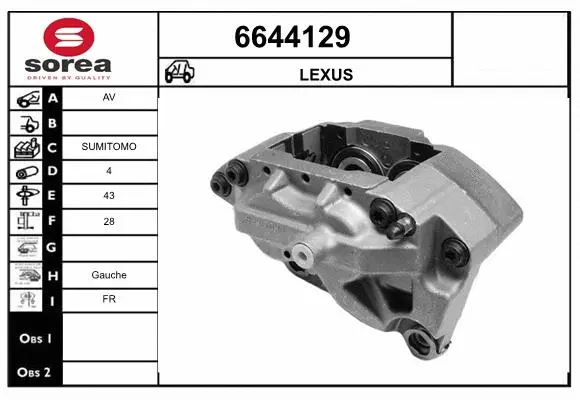 Brake Caliper (6644129)
