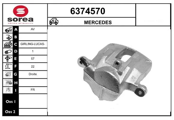 Brake Caliper (6374570)