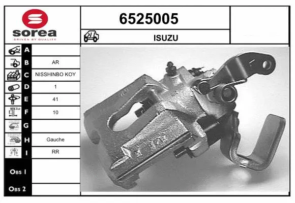 Brake Caliper (6525005)