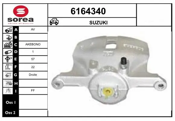 Brake Caliper (6164340)