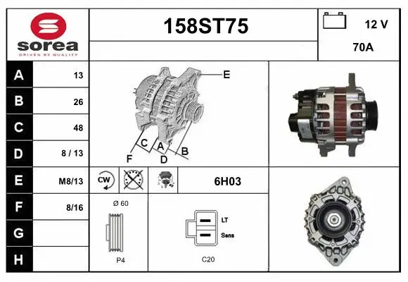 Alternator (158ST75)