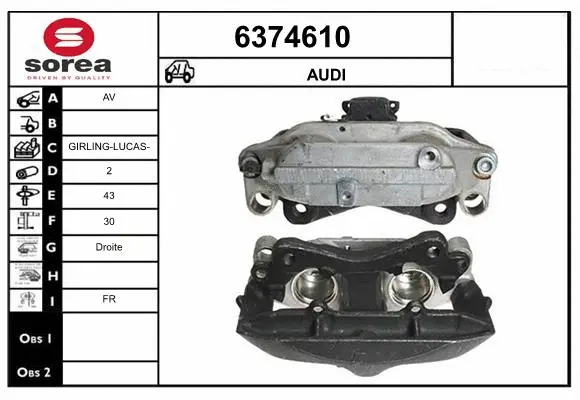 Brake Caliper (6374610)