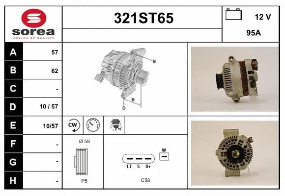 Alternator (321ST65)