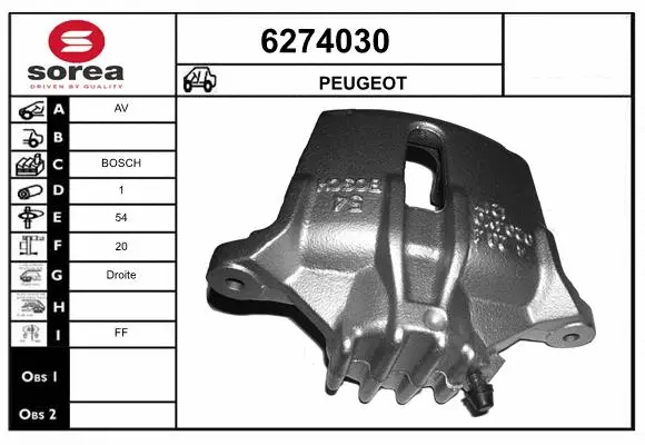 Brake Caliper (6274030)