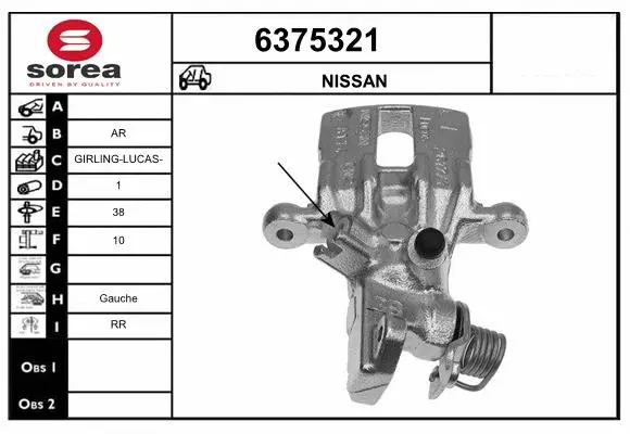 Brake Caliper (6375321)