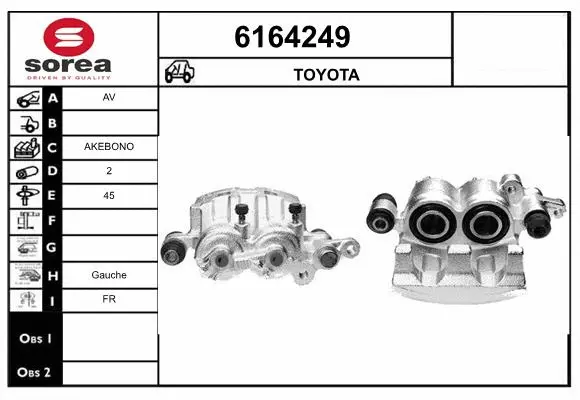 Brake Caliper (6164249)