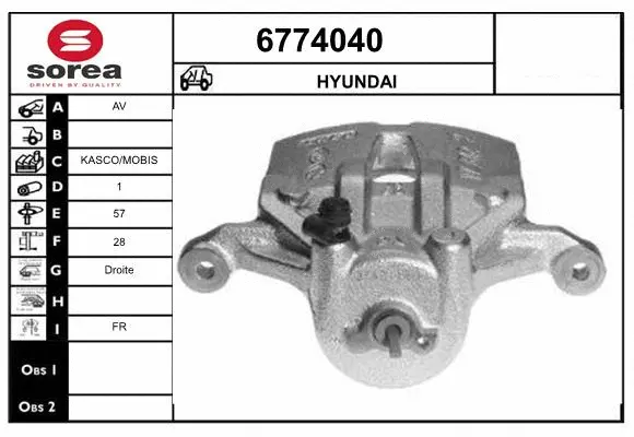 Brake Caliper (6774040)