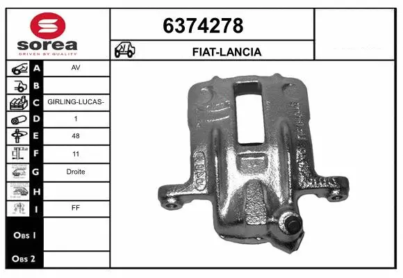 Brake Caliper (6374278)