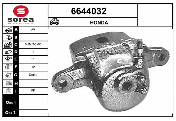 Brake Caliper (6644032)