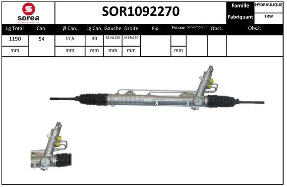 Steering Gear (SOR1092270)