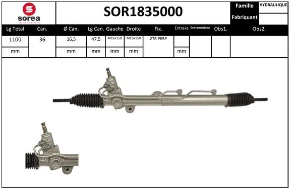 Steering Gear (SOR1835000)