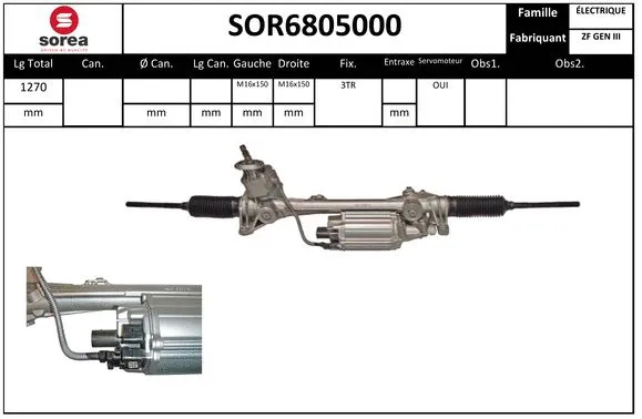 Steering Gear (SOR6805000)