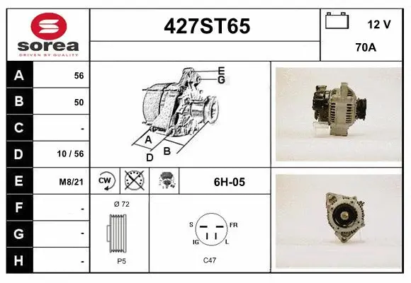 Alternator (427ST65)