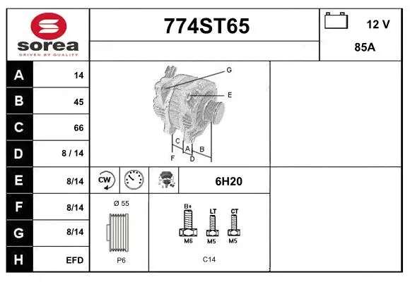 Alternator (774ST65)