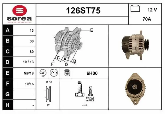 Alternator (126ST75)