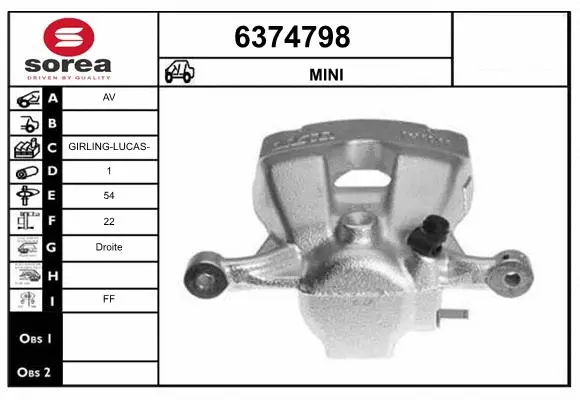 Brake Caliper (6374798)
