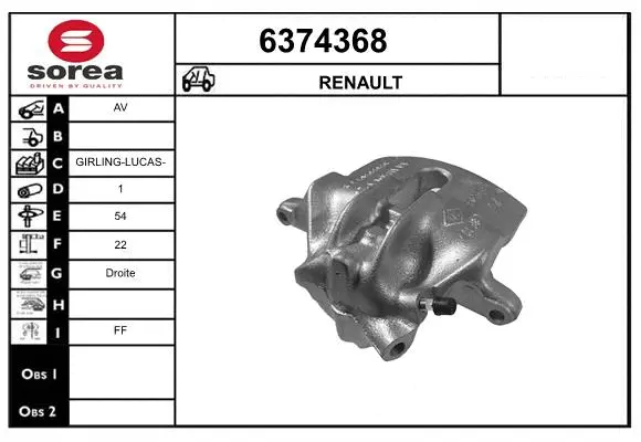 Brake Caliper (6374368)