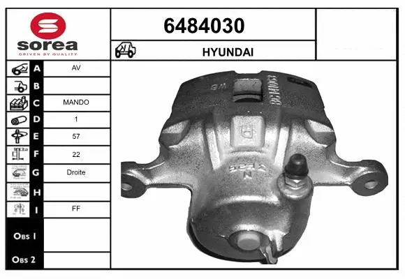 Brake Caliper (6484030)
